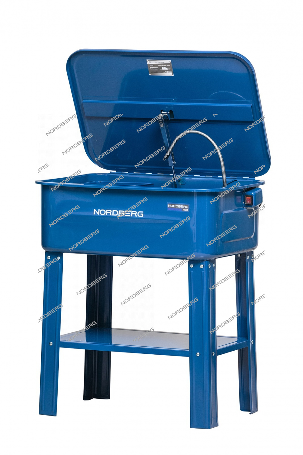 Установка для мойки деталей с электрическим насосом, объем 75 л NORDBERG NW90