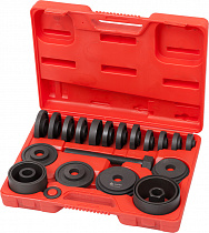 Набор оправок для монтажа и демонтажа ступичных подшипников, кейс, 22 предмета 