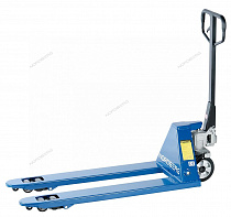 Тележка складская гидравлическая 2,5 т, усиленная, с резиновыми колесами