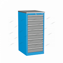 Тумба инструментальная Technic XL8 с оцинкованной накладкой