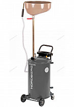 Установка для сбора масла пневматическая, 65 л, серая