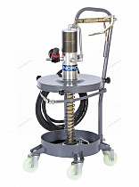Установка пневматическая для раздачи густой смазки из бочек, 25 л