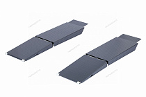 Трапы заездные двусоставные для авто с низким клиренсом (4445J, 4450), 2 шт., серые