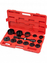 Набор оправок для монтажа и демонтажа ступичных подшипников, кейс, 14 предметов 