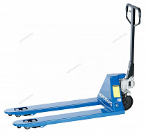 Тележка складская гидравлическая 2,5 т, усиленная, с ПУ колесами
