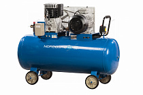 Компрессор поршневой с ременным приводом, объем 300 л 