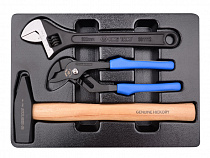 Набор клещи, ключ , молоток, ложемент  