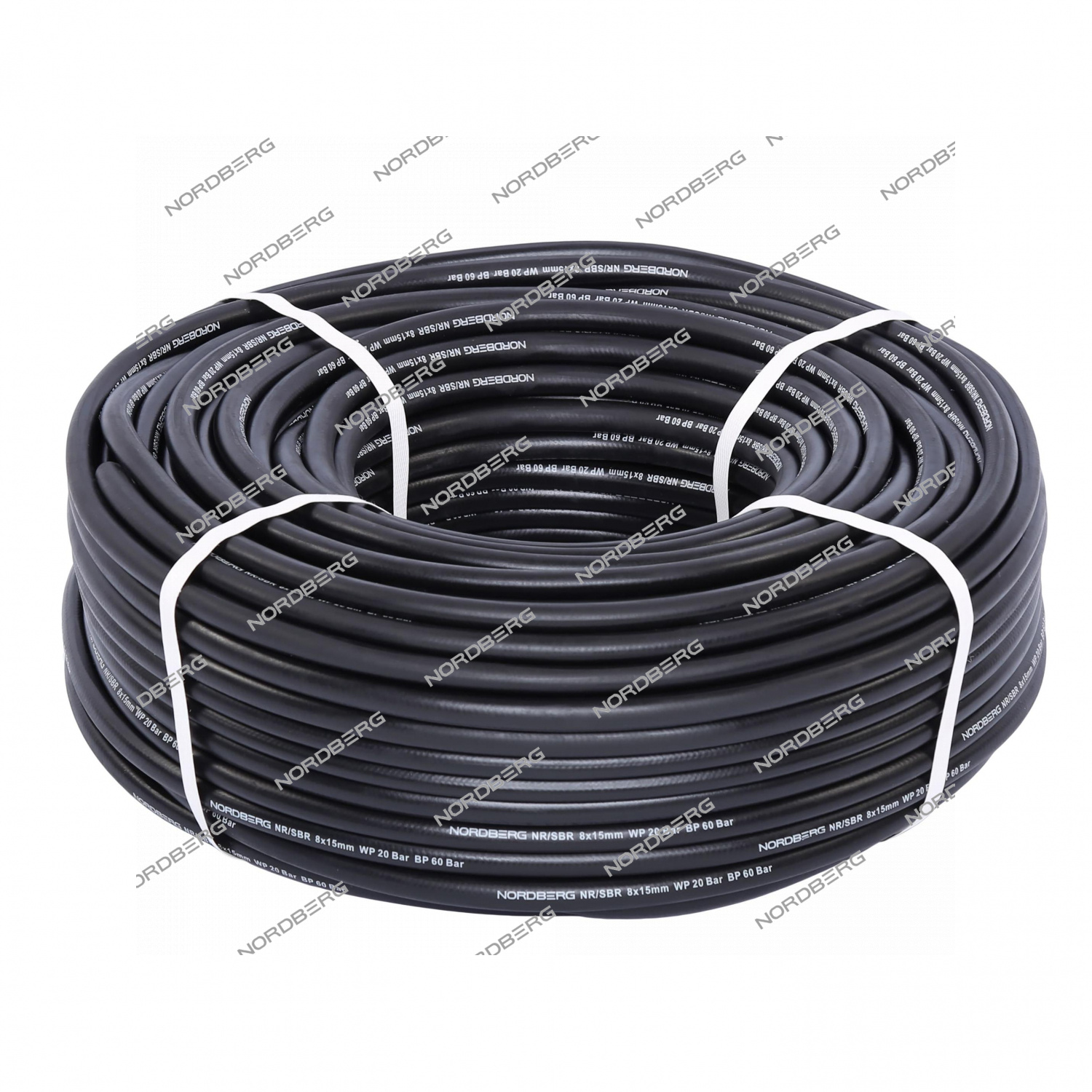 Шланг воздушный, диам. 8х15 мм, прямой, 1 пог. м (в бухте 100м) NORDBERG H0815R