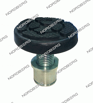 Опора винтовая регулируемая, рабочий ход резьбы 35 мм, посадочный диаметр 50 мм