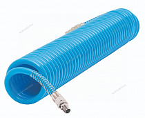 Шланг воздушный спиральный ПУ Ø 10х14 мм, 10 м