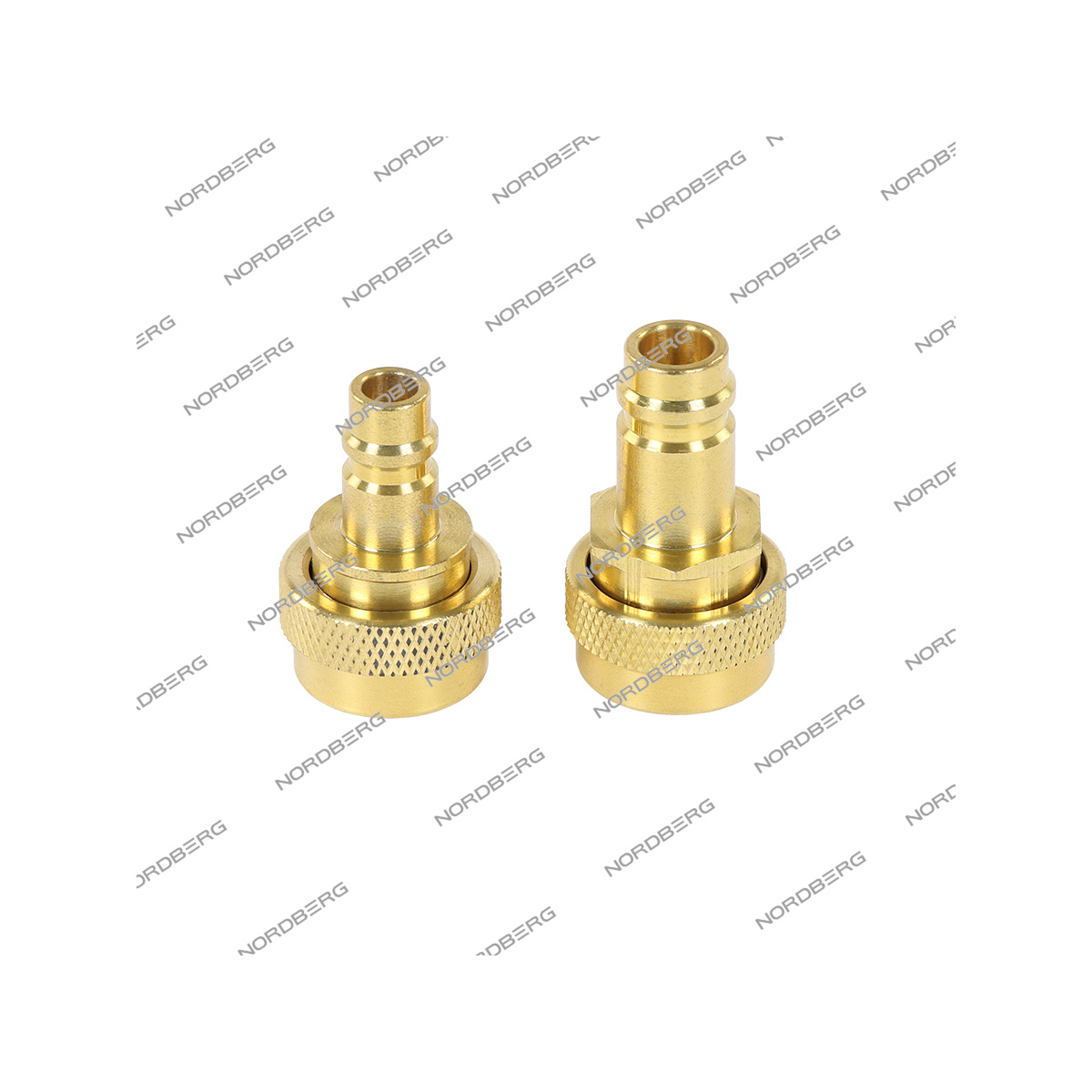 Комплект переходников быстросъемных R1234yf - R134a низкого и высокого давления NORDBERG NFA23