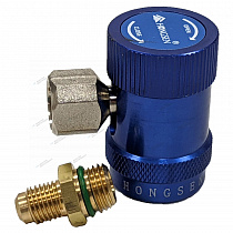 Муфта быстросъемная R134a низкое давление, синяя