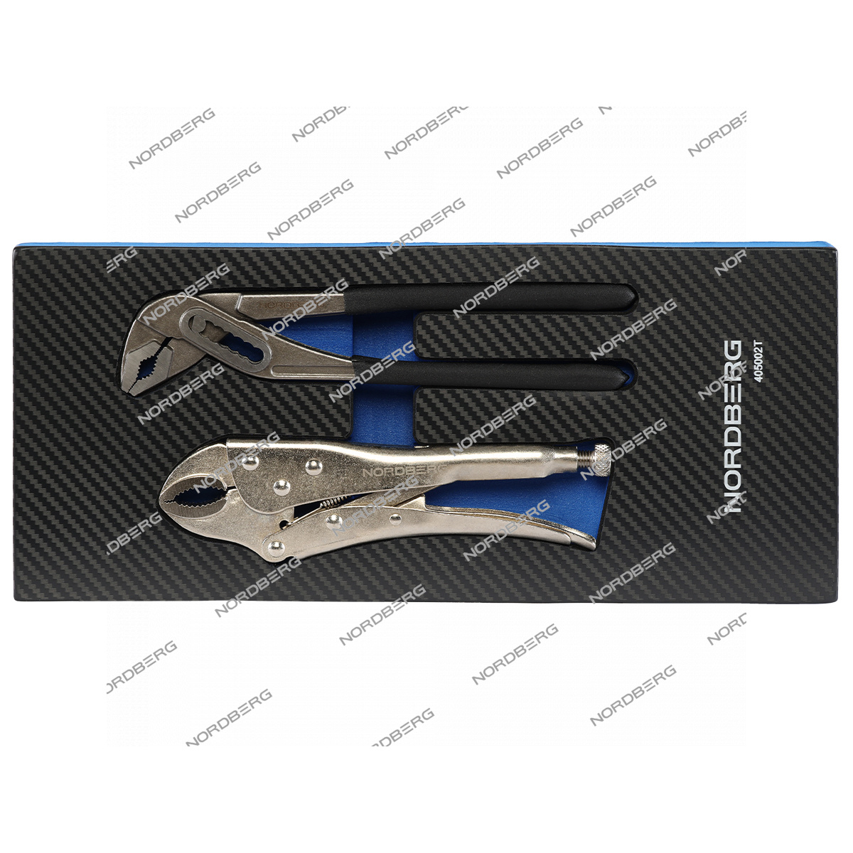  Набор шарнирно-губцевого инструмента в ложементе, 2 предмета NORDBERG 405002T