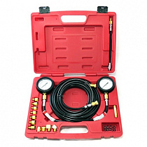 Манометр для измерения давления масла, 2 манометра 7 и 35 бар, комплект адаптеров 