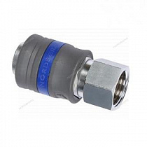 Разъем "мама" быстросъемный - резьба F1/2", с пластиковой муфтой