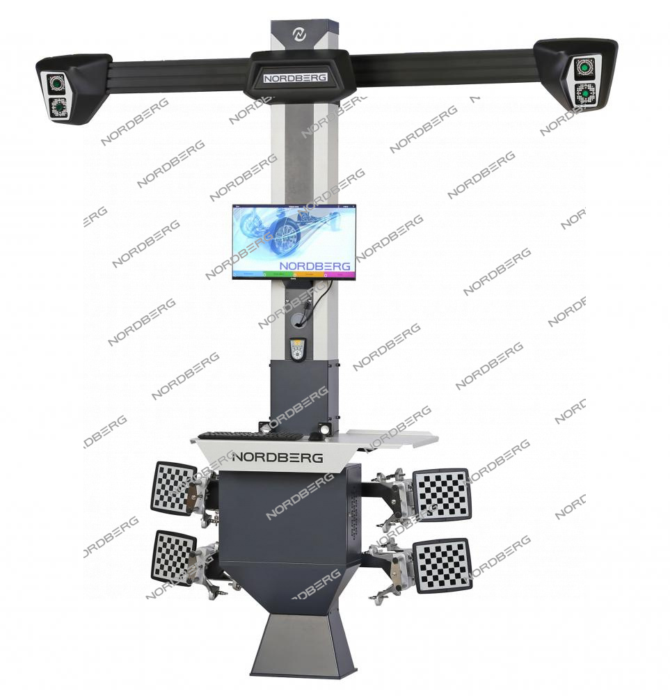 Стенд сход-развал 3D модель четырехкамерный NORDBERG C804_серый