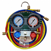 Манометрическая станция HS-S60-101 1/4 SAE (R-22, R-134a, R-404a, R-407C)