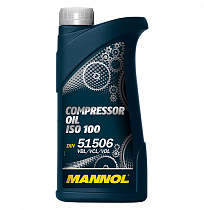 Минеральное масло для воздушных компрессоров MANNOL 2902 COMPRESSOR OIL ISO 100, 1 л