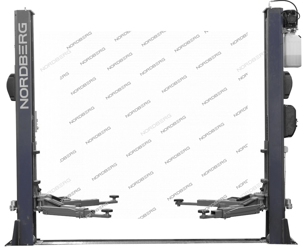 Подъемник двухстоечный 4,5 т, 380 В, серый NORDBERG N4125-4,5G