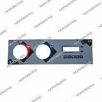 NORDBERG ЗАПЧАСТЬ ПАНЕЛЬ центральная (наклейка) для NF12S