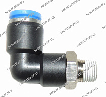 Переходник D8 1/8" для клапана L-образный  для 4639