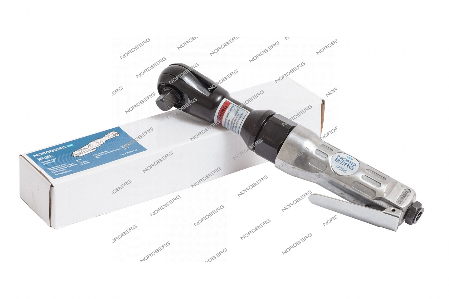 Пневмогайковерт угловой 1/2", 88 Нм NORDBERG NP0388