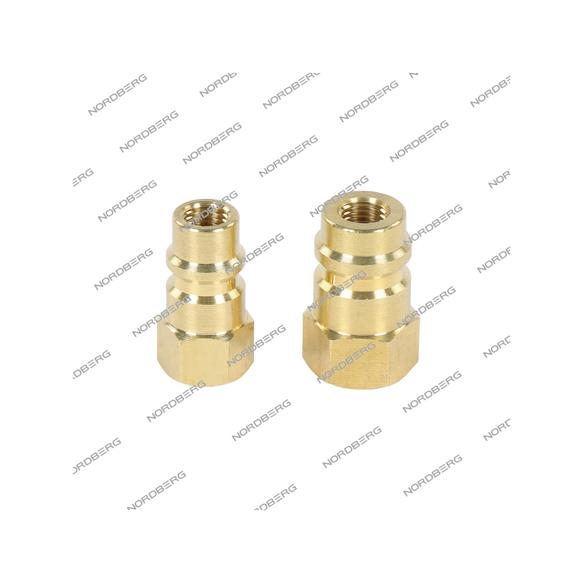 Комплект переходников для подключения баллона с фреоном r134a NORDBERG NFA3K