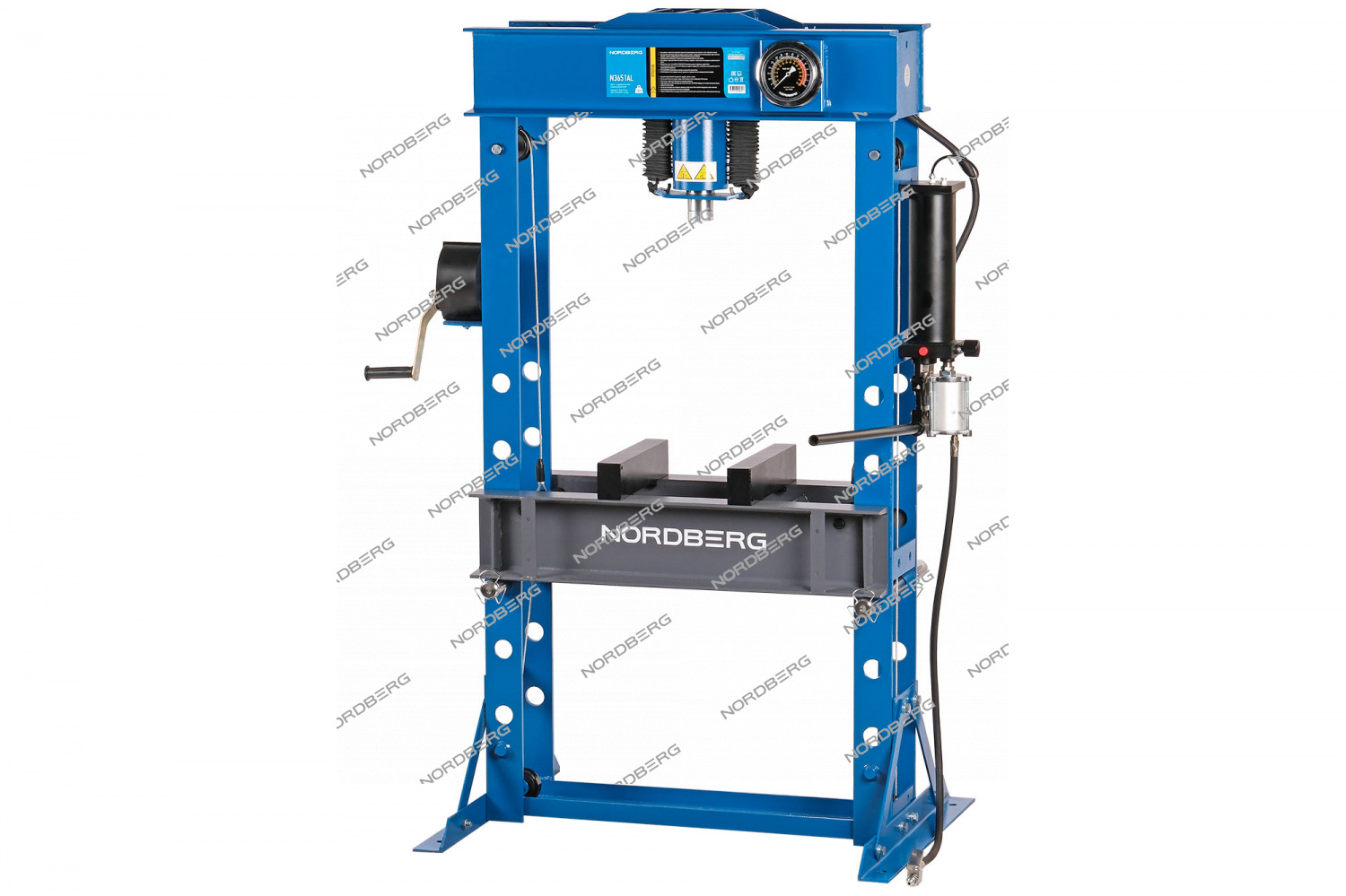 Пресс гидравлический 50 т, пневмоуправление NORDBERG N3651AL