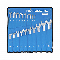 Набор ключей комбинированных, 20 шт.