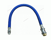 Шланг подкачки с быстросъемным наконечником силикон синий (DV) 38 см 1/4 дюйма