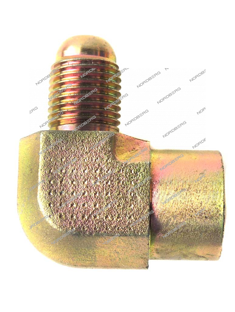 Переходник  уголок в цилиндр (на трубку) для 4120A-4T NORDBERG 4120A-4T-43