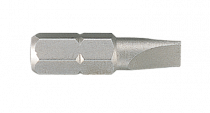 Насадка (бита)  slotted 1/4" L=25мм 7х1.2 мм