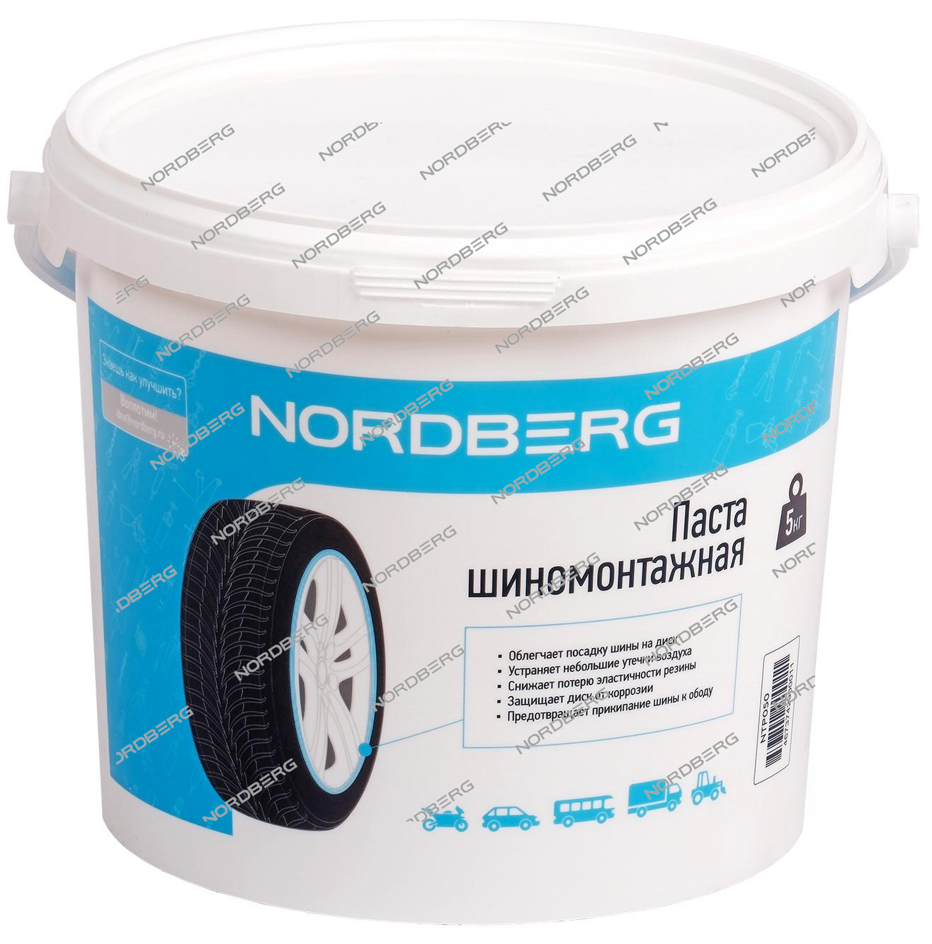 Паста монтажная 5 кг. NORDBERG NTP050