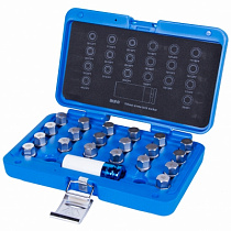 Набор насадок для монтажа/демонтажа секреток колес BMW, 21 предмет 