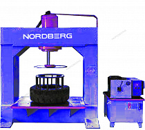 Пресс для бортировки колес погрузчика от 8" до 20"