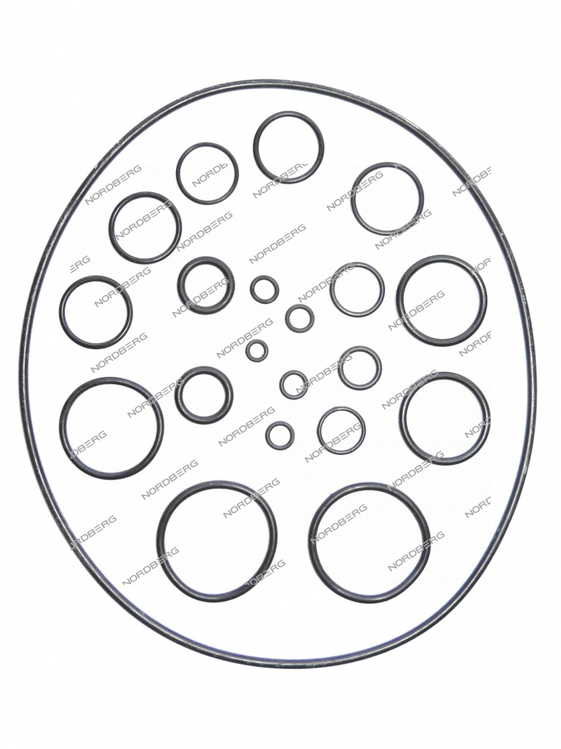 Ремкомплект (прокладки) X006633 для NORDBERG 2380 old