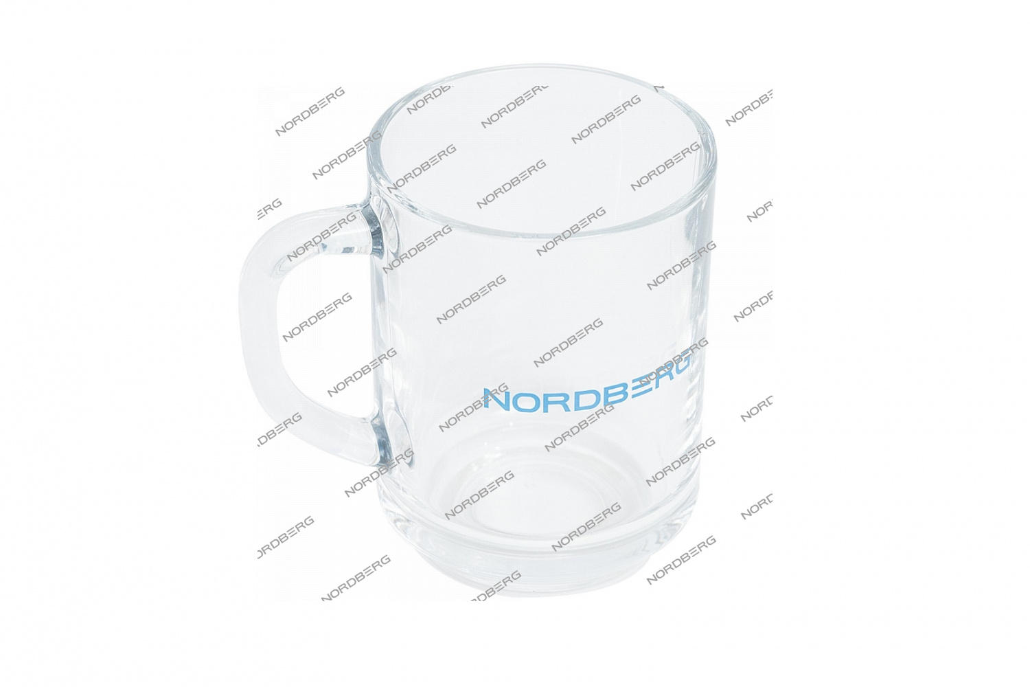 Кружка стеклянная прозрачная Nordberg