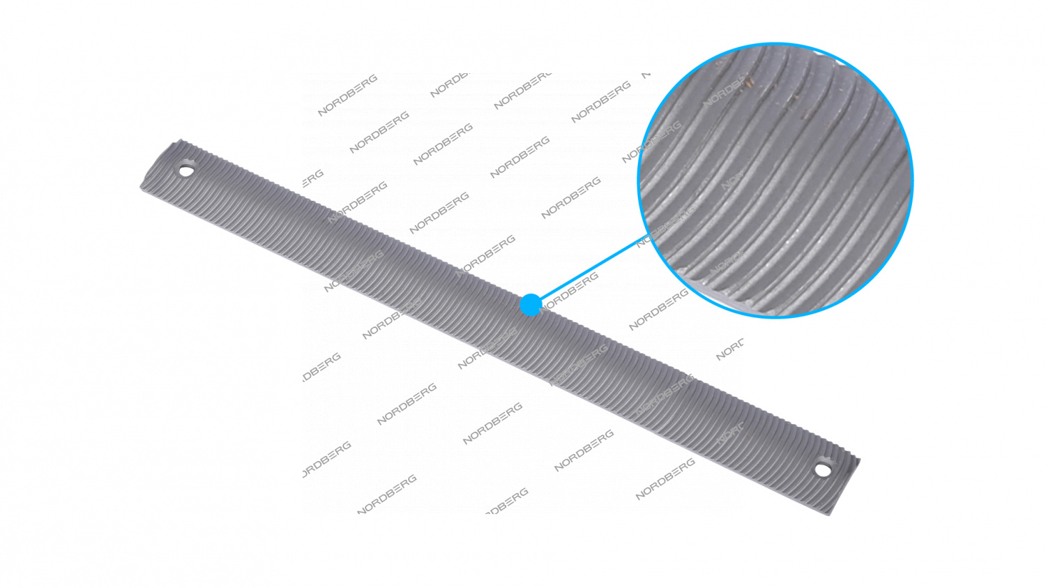 Рихтовочное полотно 350х35 мм, шаг 2,8 мм/9TPI(9 зубьев на дюйм), толщина 8,5 мм NORDBERG ST015(CB)