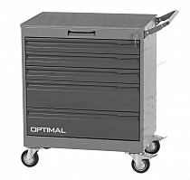 Тележка инструментальная, 5 выдвижных серых ящиков