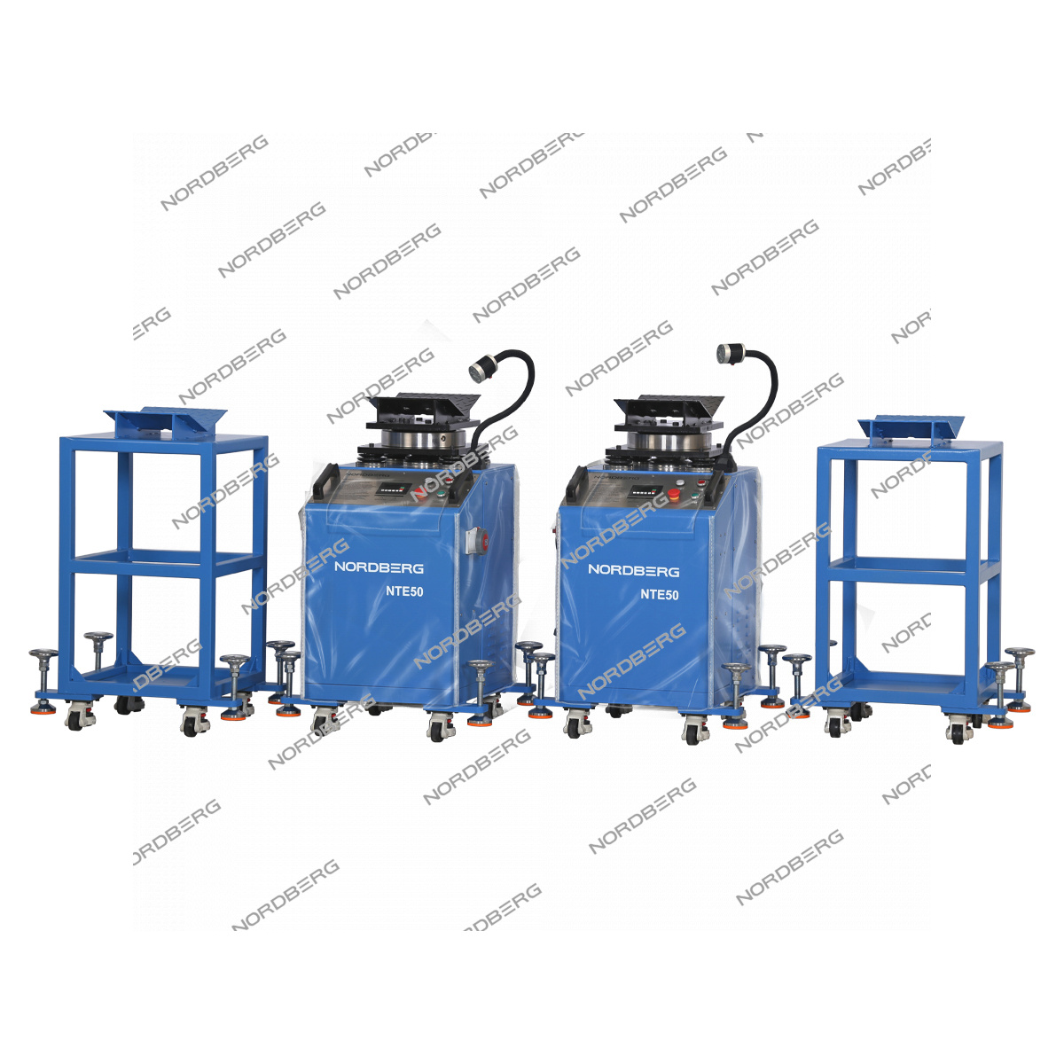 Вибростенд для диагностики подвески с поворотной площадкой и фонариком NORDBERG NTE50_V3