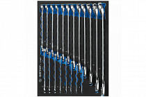 Набор комбинированных ключей, ложемент, 20 предметов