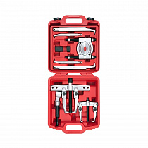 Съёмник подшипников 30 т, 2-х захватный, сегментного типа, кейс, 14 предметов