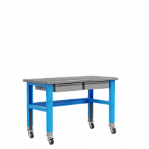 Стол промышленный Place 1500 на колесах с 2 ящиками