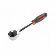 Ключ трещотка 1/4" 60 зубьев 180мм фракционная  