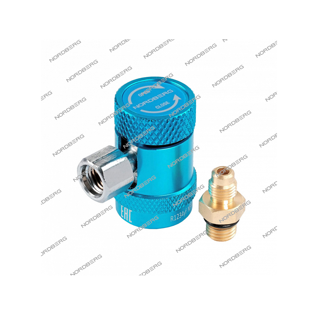 Муфта быстросъемная R1234yf низкое давление (синяя)