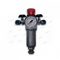 Регулятор давления с керамическим фильтром на 2 выхода, 3/8"