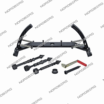 Мотоадаптер для балансировочных станков с валом ⌀ 36/40 мм. (три вала в комплекте)