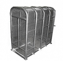 Клетка для безопасной накачки колес грузовых автомобилей