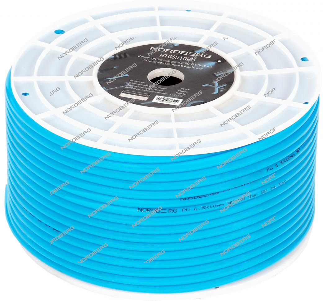 Шланг-трубка воздушный ПУ диам. 6,5х10 мм, 1 м NORDBERG HT06510PU