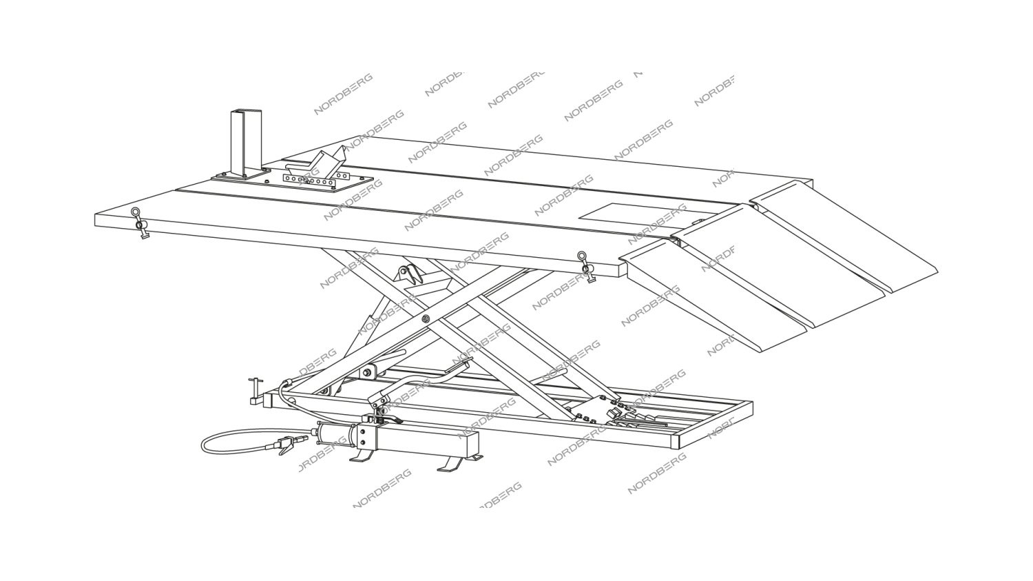 Подъемник для квадроциклов, 680 кг NORDBERG N4M4